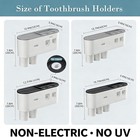 Toothbrush Holders Wall Mounted  Toothbrush Holder With Automatic Toothpaste Dis