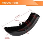 For Harley Touring Street Road Glide 2014- 2024 Vivid Blk Front Fender 21  Wheel