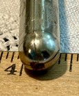 Antique Metal Sewing Needle Case Bullet Shape Vintage Needle Holder 2 5   