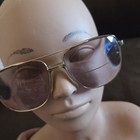 Vintage Safilo Eyeglasses sunglasses Frame Only  Pilot Gold  Made In Italy