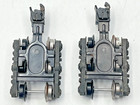 Pair Of Boxed Unused 6-wheel Knuckle Coupler Trucks For Lighted Cars In Ob