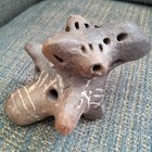 Tucan Pre Columbian Native Ocarina Clay Pottery Flute Terra Cotta Whistle Folk