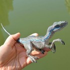 Jurassic Blue Raptor Dinosaur Figure Velociraptor Figurine Kids Toy Educational