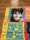 Vintage New Kids On The Block Sleeping Bag Yellow Boy Band 80s 90s Zipper Works