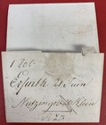Germany  1806 Stampless Cover folded Letter  Sent From Hesse To Hodimont  France