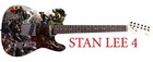 Stan Lee Spider-man Facsimile Autographed Signed Graphics Photo Guitar