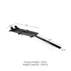 Titan Ramps Dual Steel Motorcycle Carrier With Ramp Extension - 1000 Lb  Total 