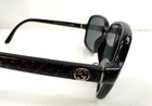 Gucci Women s Black Gold Plastic Sunglasses Gg 3631 s Dxv Zk Italy