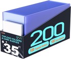 Trading Card Sleeves Hard Plastic Clear Case Holder 200 Baseball Cards Topload  