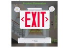 Gruenlich Led Exit Lighting Sign Safety Fixture Set Of 6 Gr-el014