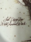 Vintage Souvenir Dish From The San Diego Zoo Wild Animal Park W  Elephant 4 5 In