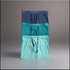 Jockey Men s Boxer Briefs 3 Pack Medium Large Blue Teal Chafe Proof Pouch New