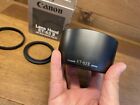  mint In Box W  Adapter Ring 62  Canon Genuine Hood Et-62ii For Ef Lens From Jpn