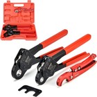Angle Head Pex Pipe Crimping Tool For Copper Rings 1 2 3 4-inch Two Crimper Set 