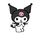 1 Single  kuromi  Edible Image  Wafer Paper  Cake Topper Choose The Size