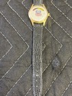 Selco Union Pacific Railroad And Locomotive Train Gold Tone Wrist Watch - Read