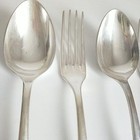Ercuis Table Spoon Forks 6 Vintage French Antique