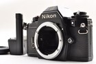 Nikon Em Slr Film Camera   Series E 50mm F 1 8 Lens   Md-e Motor Drive Japan