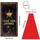 Timtin Red Carpet Runner 2 6 X 15 Ft Not Slip Red Aisle Runner Vip Stage Door   