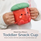 Itzy Ritzy Toddler Snack Cup - Spill-proof Snack Cup For Toddlers With Soft
