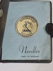 Antique Milwards Milward Sewing Needles Needles Case Leather W Boat Sailboat