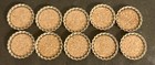 Howdy Orange Soda Unused Cork Lined Bottle Caps Lot Of 10 - Davenport  Wa