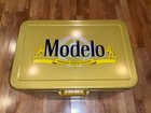 Modelo Gold Metal Ice Chest Beer Cooler Bottle Opener 54 Qt  85-can Steel-belted