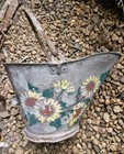 Antique Coal Ash Scuttle Bucket