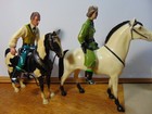 Lot Of Two Hartland  Riders   Horses  Dale Evans  Wyatt Earp