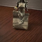 Scroll Sorceress Pewter Magic Figurine With Crystal Us Made Ray Lamb