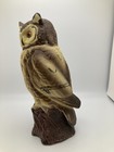 Vintage Owl Figurine 6 5 X 2 5 Sitting Porcelain Ceramic 