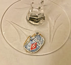 1930s Antique Heisey Glasses Etched Pair  2  Cocktail  wine W tags 7    Tall