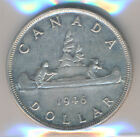 Canada George Vi Silver Dollar 1946 - Iccs Ef45