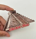 Chichen Itza Mexico Tourist Travel Souvenir Gift 3d Wooden Fridge Magnet Craft
