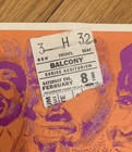 Motown Family Psychedelic Litho Program With Original Ticket Stub 1969