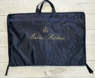 Brooks Brothers Garment Bag W Hanger Suit Travel Gown Dress Protective Logo Navy