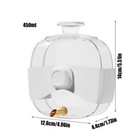 450ml Bird Cage Water Dispenser Automatic Bird Feeder Parrot Water Feeder Us