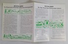 Vintage Rockland Maine Advertising Travel Brochure 1952