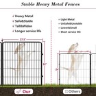 32inch Pet Dog Playpen Outdoor Metal Dog Fence Puppy Exercise Pen 10-40 Panels