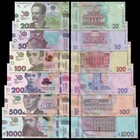  z-501  Set 6 Pcs  Ukraine 20 50 100 200 500 1000 Hryven  2021  Comm   Unc