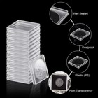 40pcs Adjustable 2x2 Coin Holder Snap Capsule 40mm Silver Dollar Collection Case