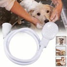 Single Tap Hair Pet Dog Shower Spray Hose Head Bath Tub Sink Faucet Attachment