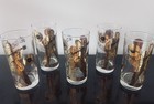 5 Vtg Elvis Presley Highball Glasses - Price Is For All 5 