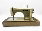 Necchi Supernova Vintage Sewing Machine With Case For Parts Repair