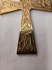 Vintage Brass Ankh Etched Ancient Egyptian Symbol Of Life Pharaoh Wall Hanging
