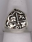 Atocha Coin Ring 925 Sterling Silver Mens Sunken Treasure Shipwreck Coin Jewelry