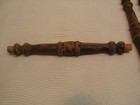Antique Lot Of 3 Turned Wood Spindles Salvaged  5 3 4    3 8  Pegs 6 1 2    Total