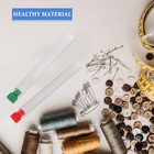60 Pcs Needle Bottle Storage Tubes Sewing Needles Holder Case