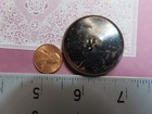 Large Vintage Button metal Pictorial heraldry knight Armor nail Head  1-1 2  a24