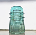 Pleated Skirt Patent Other Blue Aqua Glass Insulator Cd121